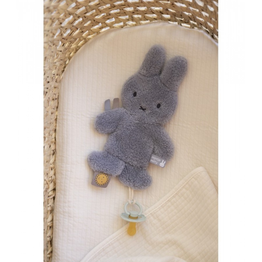 Miffy Fluffy Πανάκι Παρηγοριάς με Κλιπ Πιπίλας Ραφ