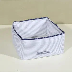 Nautica Des 905 Καλάθι Καλλυντικών Γκρι Ριγέ 25x12