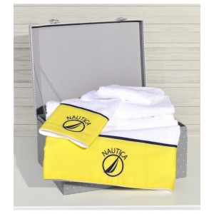 Πετσέτες Σετ 2Τμχμχ Κίτρινο Des.917 Nautica