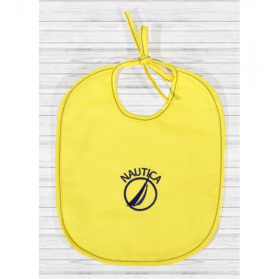 Σαλιάρα με Δέσιμο Κίτρινο Αδιάβροχη 20X25 Des.917 Nautica