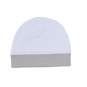 Σκουφάκι Λευκό/Μόκα Des. 14 Oliver Baby