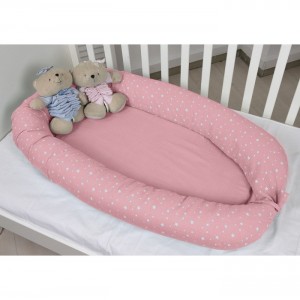 Oliver Baby des.372 Φωλιά διπλής όψης Ροζ 55x95