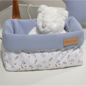 Oliver Baby Des.401 Καλάθι Αποθήκευσης Διπλής Όψης 25x15x13 ύψος Ραφ