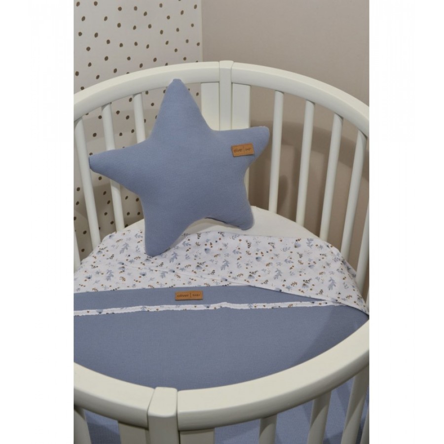 Oliver Baby Des.401 Καλοκαιρινή Κουβέρτα Διπλής Όψης  Ραφ 75x95