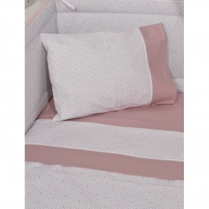 Σεντόνια Κούνιας Σετ 3Τμχ Σάπιο Μήλο 110X170 Des. 402 Oliver Baby