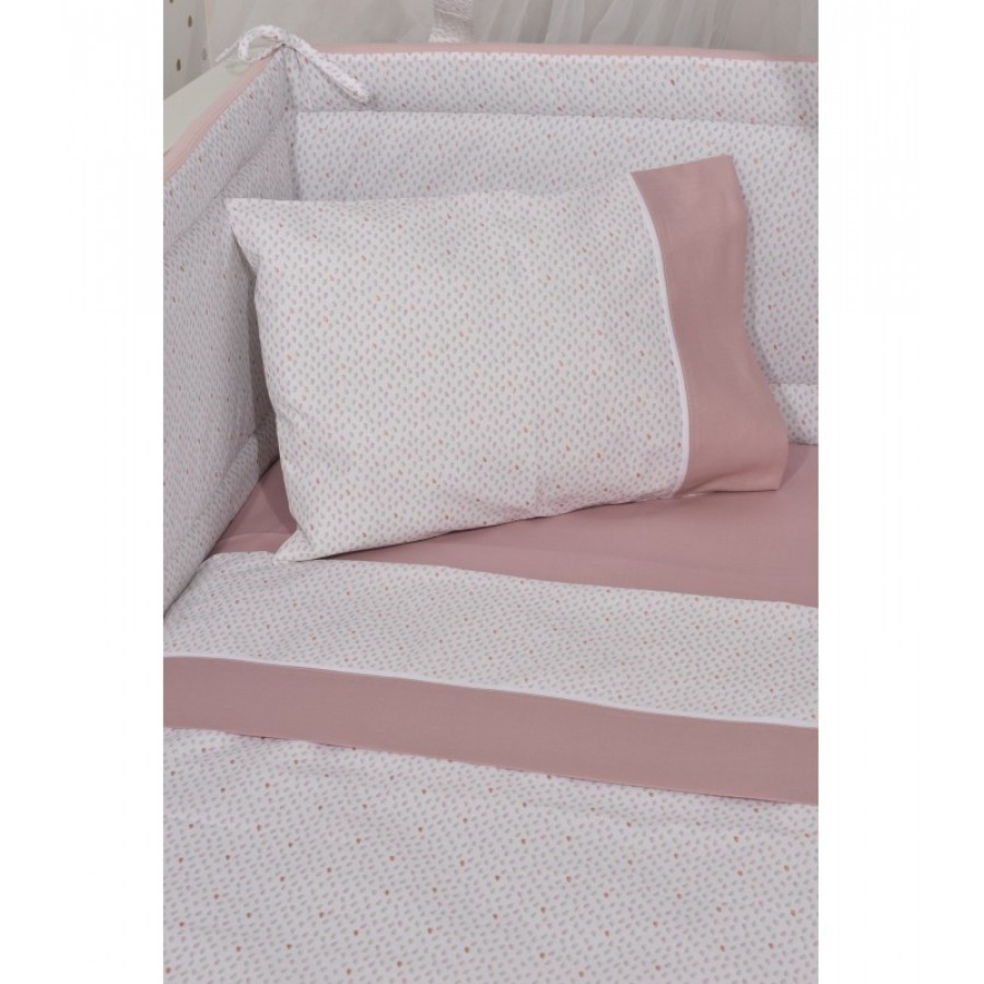 Σεντόνια Κούνιας Σετ 3Τμχ Σάπιο Μήλο 110X170 Des. 402 Oliver Baby