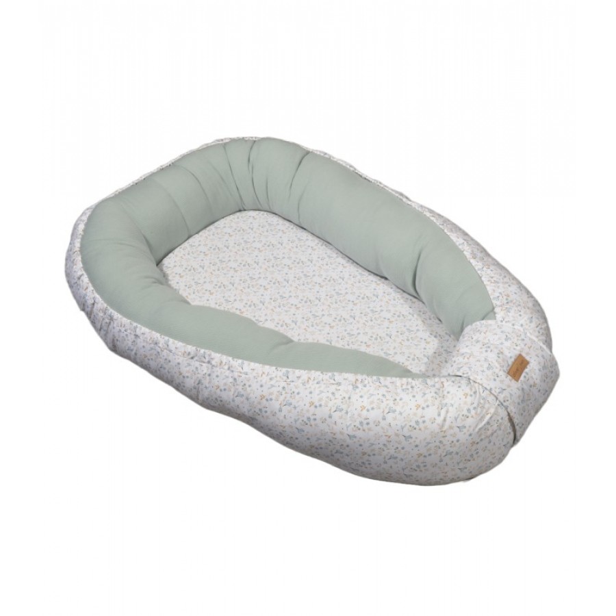 Φωλιά Διπλής Όψης Μέντα 75X110 Des. 403 Oliver Baby