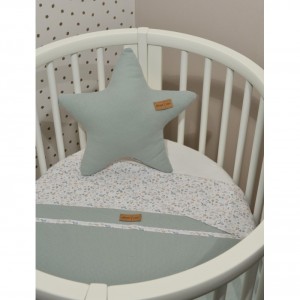 Oliver Baby Des.403 Καλοκαιρινή Κουβέρτα Διπλής Όψης  Μέντα 75x95