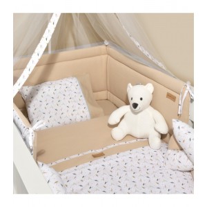 Πάντα Διπλής Όψης Μπεζ 34X210 Des. 404 Oliver Baby
