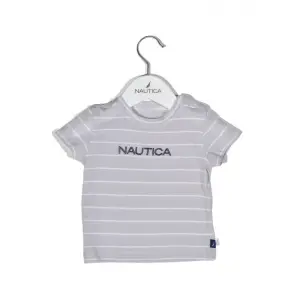 Nautica Des.15 T-Shirt  Jersey Organic Γκρι Ριγέ 92cm 2 ετών
