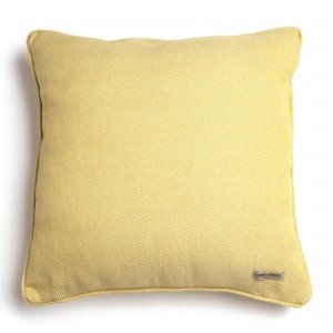 Διακοσμητική Μαξιλαροθήκη Atheras Jacquard Λαδί Ραφή Γκάνς 60X60 Aslanis Home