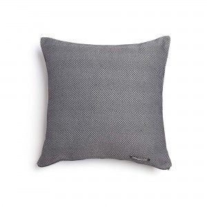 Διακοσμητική Μαξιλαροθήκη Atheras Jacquard Μαύρο/Ασημί Classic 45X45 Aslanis Home