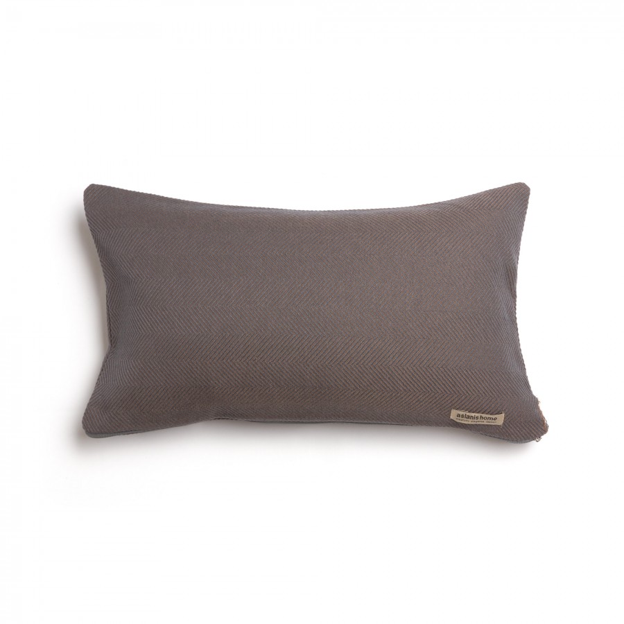 Διακοσμητική Μαξιλαροθήκη Atheras Jacquard Μπρονζέ Classic 30X50 Aslanis Home