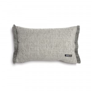 Διακοσμητική Μαξιλαροθήκη Four Seasons Chenille Γκρι Trimming 30X50 Aslanis Home