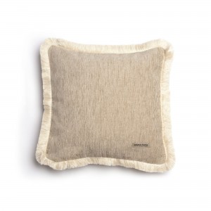 Διακοσμητική Μαξιλαροθήκη Four Seasons Chenille Σπαγγί Trimming 45X45 Aslanis Home