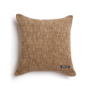 Διακοσμητική Μαξιλαροθήκη New Maze Chenille Jacquard Καπουτσίνο Classic 45X45 Aslanis Home