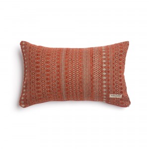 Διακοσμητική Μαξιλαροθήκη Olympos Chenille Jacquard Εκάι/Μπεζ Classic 30X50 Aslanis Home