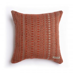 Διακοσμητική Μαξιλαροθήκη Olympos Chenille Jacquard Εκάι/Μπεζ Classic 45X45 Aslanis Home