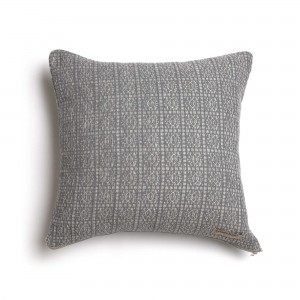 Διακοσμητική Μαξιλαροθήκη Onia Chenille Jacquard Γκρι/Ασημί Classic 45X45 Aslanis Home