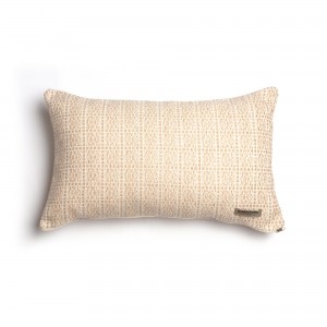 Διακοσμητική Μαξιλαροθήκη Onia Chenille Jacquard Μπεζ/Εκρού Classic 30X50 Aslanis Home