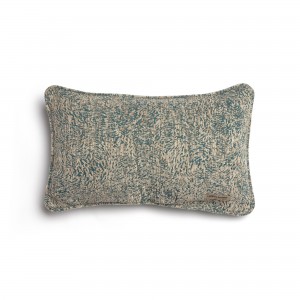 Διακοσμητική Μαξιλαροθήκη Parnassos Chenille Jacquard Βεραμάν/Εκρού Ραφή Γκάνς 30X50 Aslanis Home