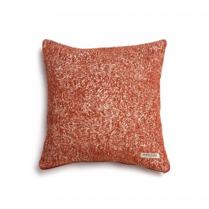 Διακοσμητική Μαξιλαροθήκη Parnassos Chenille Jacquard Εκάι/Μπεζ Classic 45X45 Aslanis Home