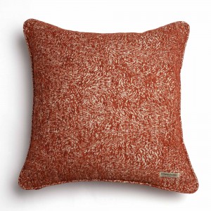 Διακοσμητική Μαξιλαροθήκη Parnassos Chenille Jacquard Εκάι/Μπεζ Ραφή Γκάνς 60X60 Aslanis Home