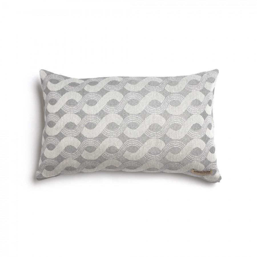 Διακοσμητική Μαξιλαροθήκη Pinovo Penie Γκρι Classic 30X50 Aslanis Home
