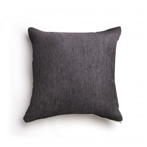 Διακοσμητική Μαξιλαροθήκη Four Seasons Chenille Μαύρο Classic 45X45 Aslanis Home