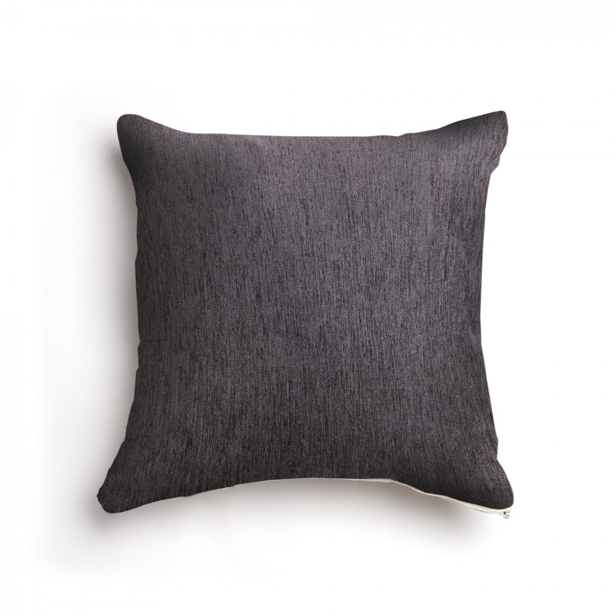 Διακοσμητική Μαξιλαροθήκη Four Seasons Chenille Μαύρο Classic 45X45 Aslanis Home