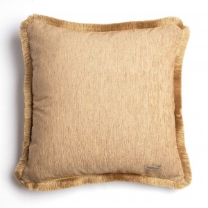 Διακοσμητική Μαξιλαροθήκη Four Seasons Chenille Σαχαρα Trimming 45X45 Aslanis Home