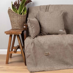 Ριχτάρι Διθέσιου Καναπέ Four Seasons Chenille Σπαγγί 180X250 Aslanis Home