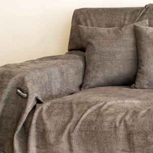 Ριχτάρι Διθέσιου Καναπέ Kedros Carde Μπεζ/Καφέ 180X250 Aslanis Home