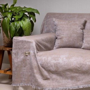 Ριχτάρι Διθέσιου Καναπέ Kedros Carde Μπρονζέ 180X250 Aslanis Home