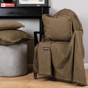 Ριχτάρι Τριθέσιου Καναπέ Four Seasons Chenille Σαχαρα 180X300 Aslanis Home