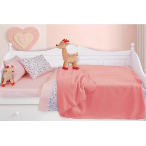 Das Baby Κουβέρτα Fleece 6307 110X150 Relax Πορτοκαλί