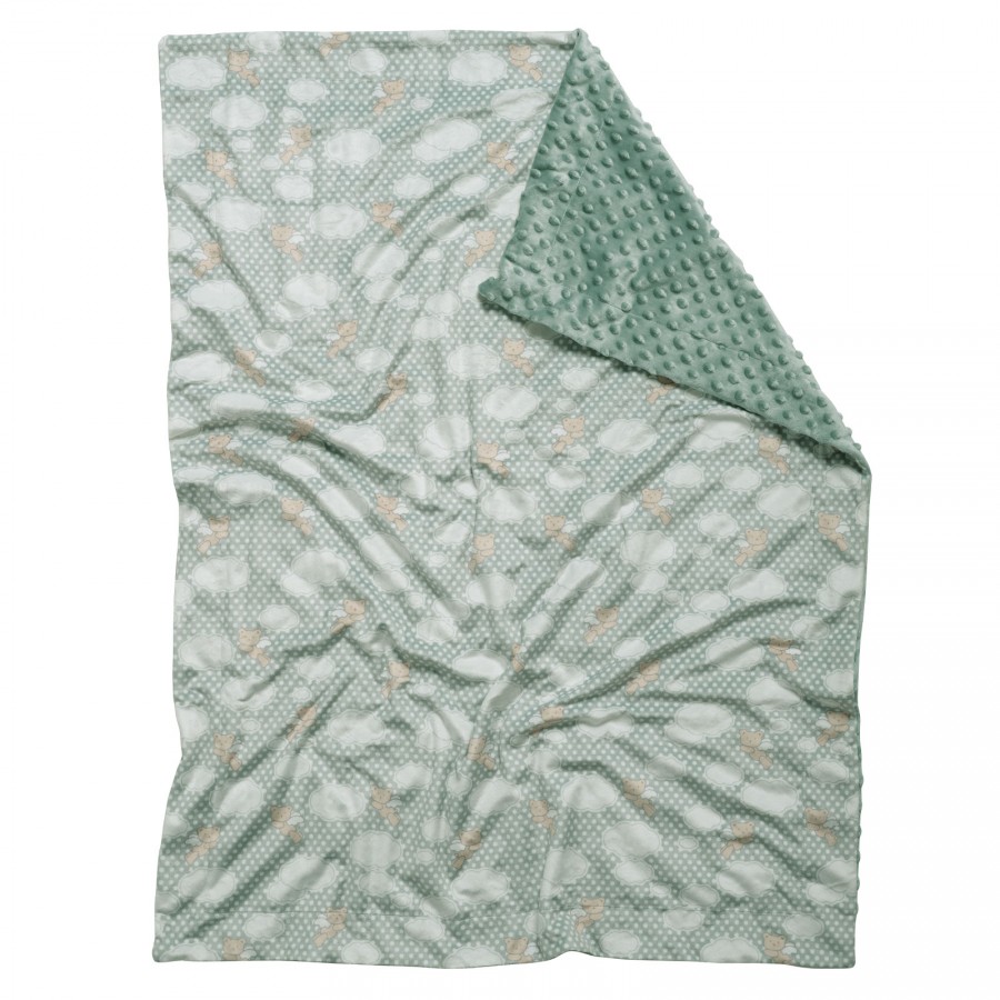 Das Baby Κουβέρτα Fleece 75X100 Relax 4901 Μέντα