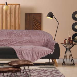 DAS HOME ΚΟΥΒΕΡΤΑ FLEECE 130Χ170 1354 NUDE