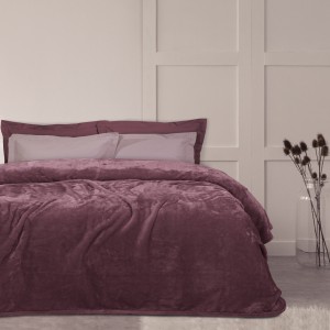 DAS HOME ΚΟΥΒΕΡΤΑ VELOUR MONH 1347 ΡΟΔΙ