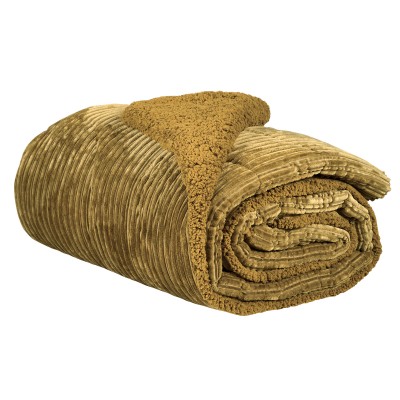 Das Home Κουβερτοπάπλωμα Sherpa Μονό 1180 Λαδί
