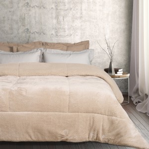 Das Home Κουβερτοπάπλωμα Sherpa Μονό 1181 Μπεζ