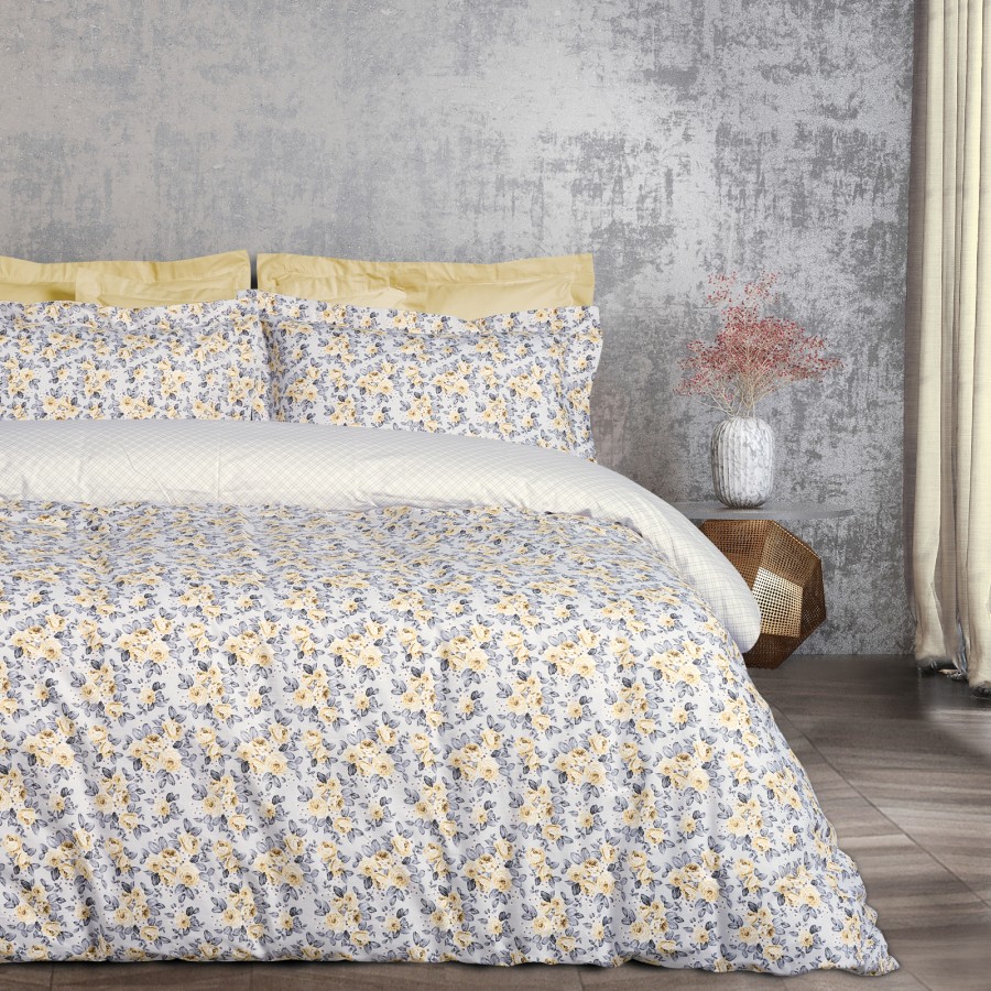 DAS HOME ΣΕΤ ΣΕΝΤΟΝΙΑ KING HAPPY 9650 GREY, IVORY