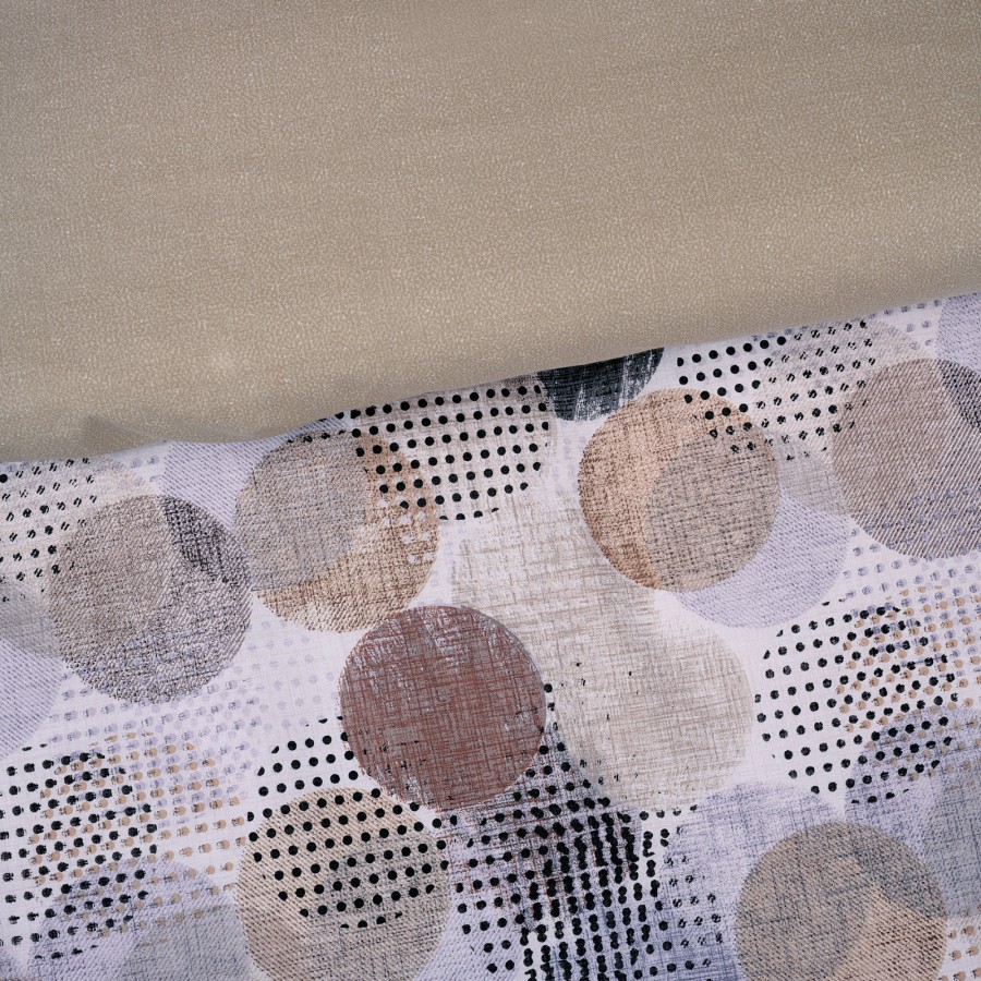 DAS HOME ΣΕΤ ΣΕΝΤΟΝΙΑ ΜΟΝΑ ΜΕ ΛΑΣΤΙΧΟ CASUAL 5426 BEIGE, BLACK, TAUPE