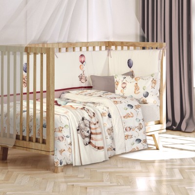 Κουβέρτα Fleece 110X150 Baby 8850 Cream/ Taupe/ Teracotta Greenwich Polo Club