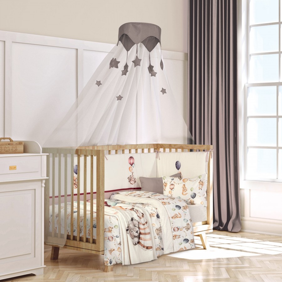 Κουβέρτα Fleece 110X150 Baby 8850 Cream/ Taupe/ Teracotta Greenwich Polo Club