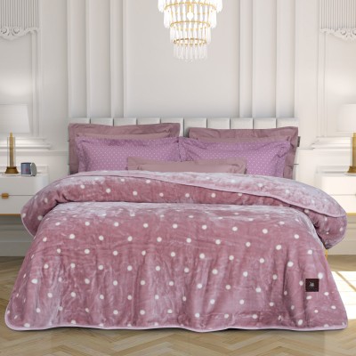 Κουβέρτα Velour Υπέρδιπλη 3436 Nude Greenwich Polo Club