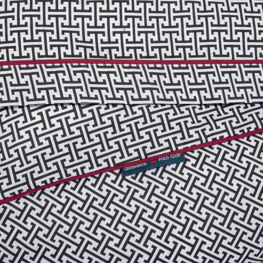 GREENWICH POLO CLUB ΠΑΠΛΩΜΑΤΟΘΗΚΗ ΣΕΤ ΥΠΕΡΔΙΠΛH 2213 BLACK, GREY