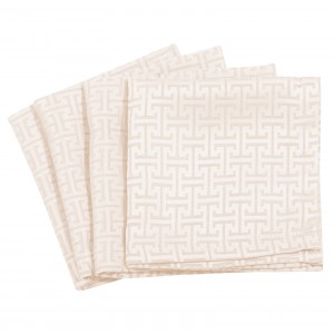 GREENWICH POLO CLUB ΣΕΤ ΠΕΤΣΕΤΕΣ ΦΑΓΗΤΟΥ 40Χ40 3009 IVORY
