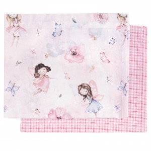 Σετ Σεντόνια Λίκνου Baby 8849 Dusty Rose/ Pink Greenwich Polo Club