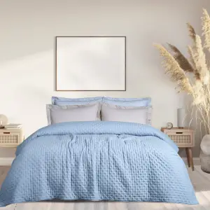 Das Home Κουβερλί Υπέρδιπλο Happy 9632 Μπλε